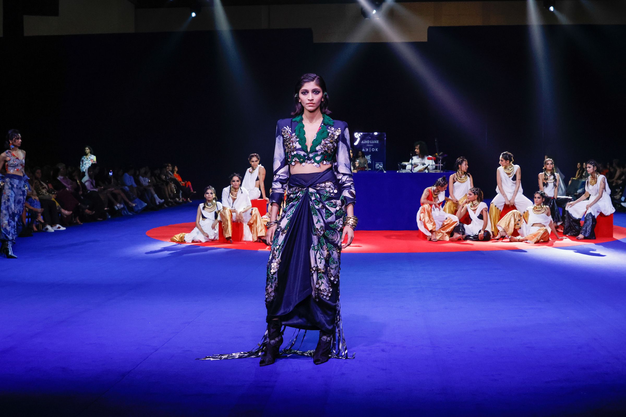 Anamika Khanna launches spring summer '24 at Lakme Fashion Week in partnership with FDCI
