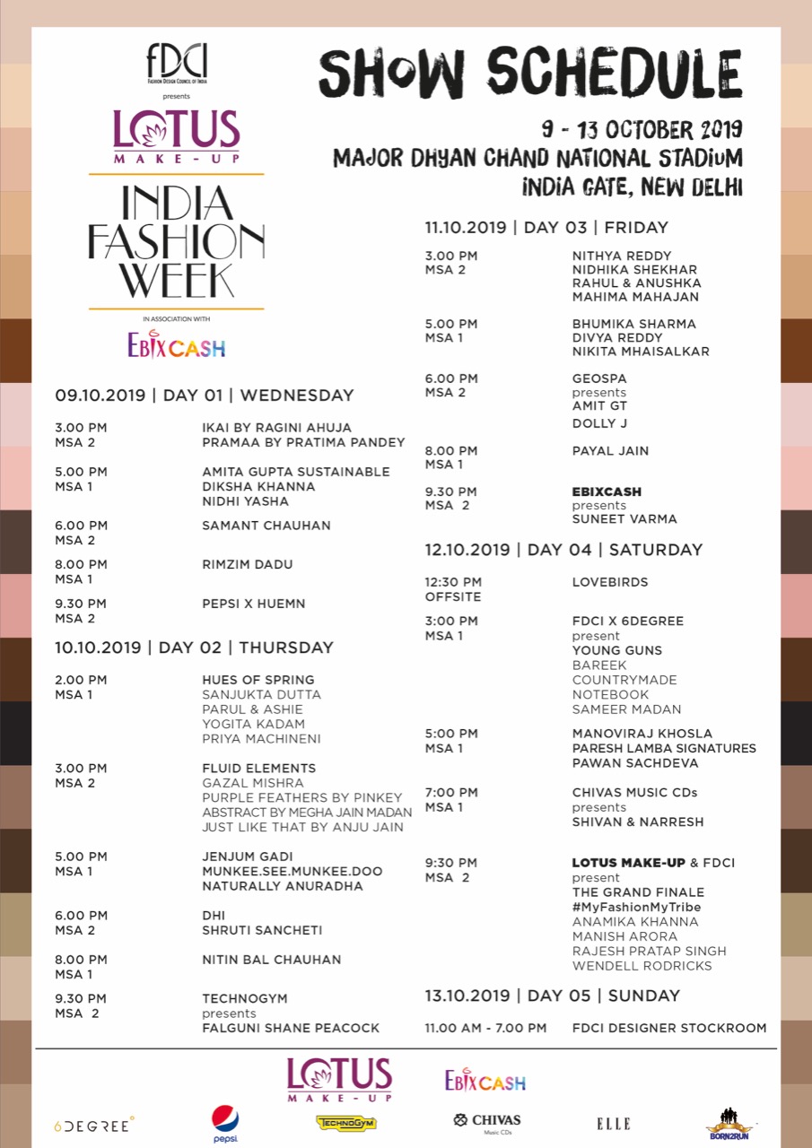 Lotus India fashion week S/S 2020