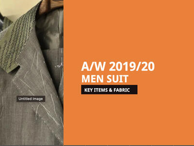 A/W 2019/20 Men's Suit & Fabric