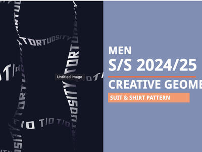 S/S 2024/25 Mens' suit & shirt Pattern- Creative Geometry