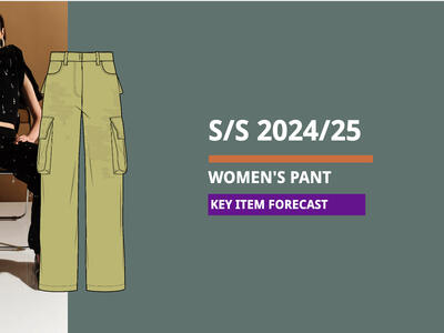 S/S 2024/25 Women's Pant Key Item forecast- Minimalist Flair