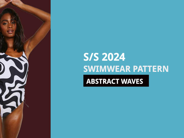 S/S 2024/25 Swimwear Pattern Trend- Abstract Waves