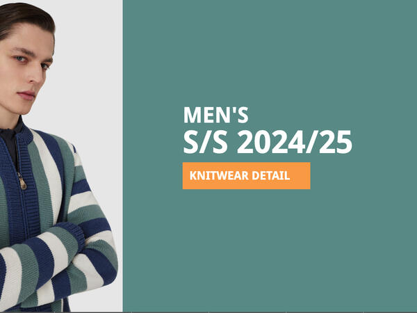 S/S 2024/25 Men's Knit detail trend- Stripe 