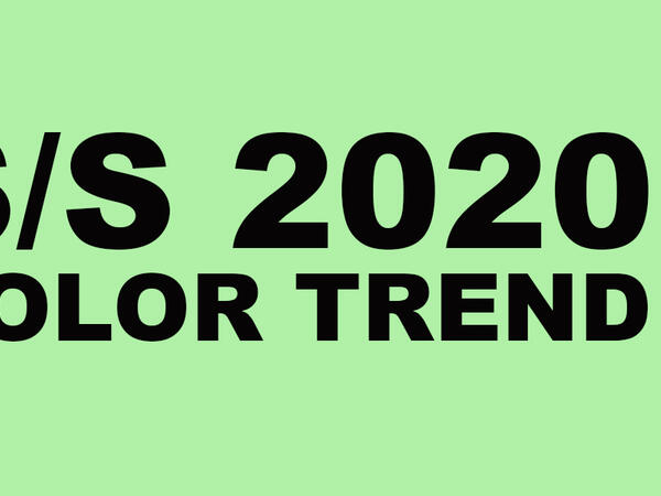 Spring summer 2020 color trends