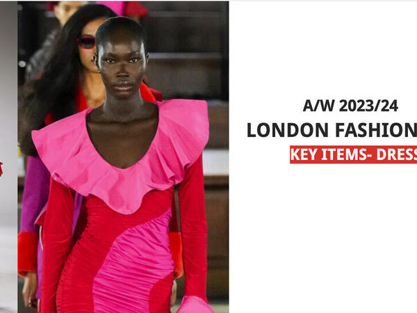 London A/W 2023/24 Runway Dress Key Item Trends Analysis