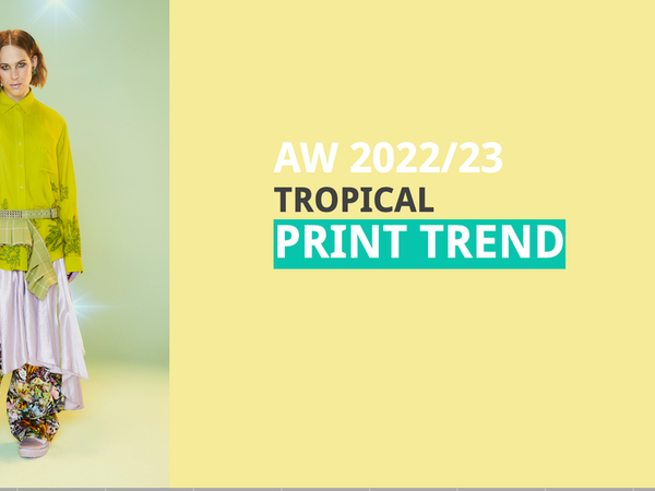 AW 2022 women Print- tropical