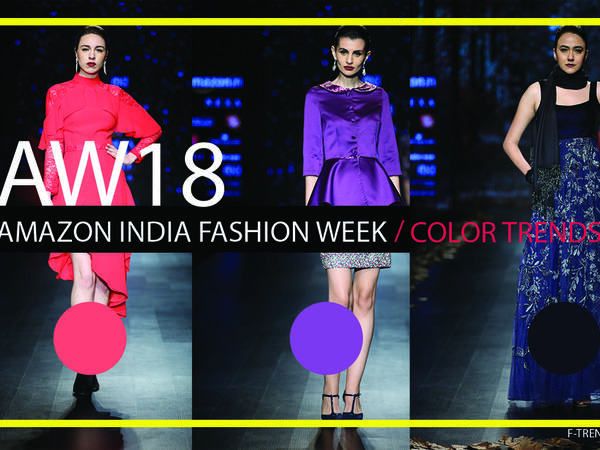 Color Trend: Amazon India fashion week AW18