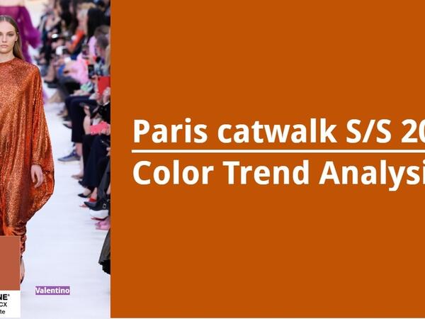 Color Trend Analysis: Paris catwalk S/S 2020