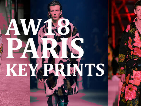 Paris Men's fashion week AW18: Key Prints 