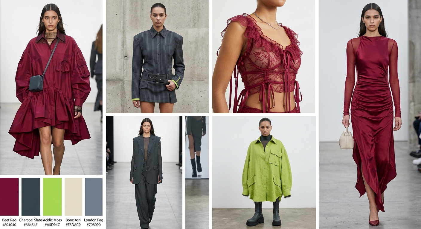 Color Analysis — Pantone matched runway collage