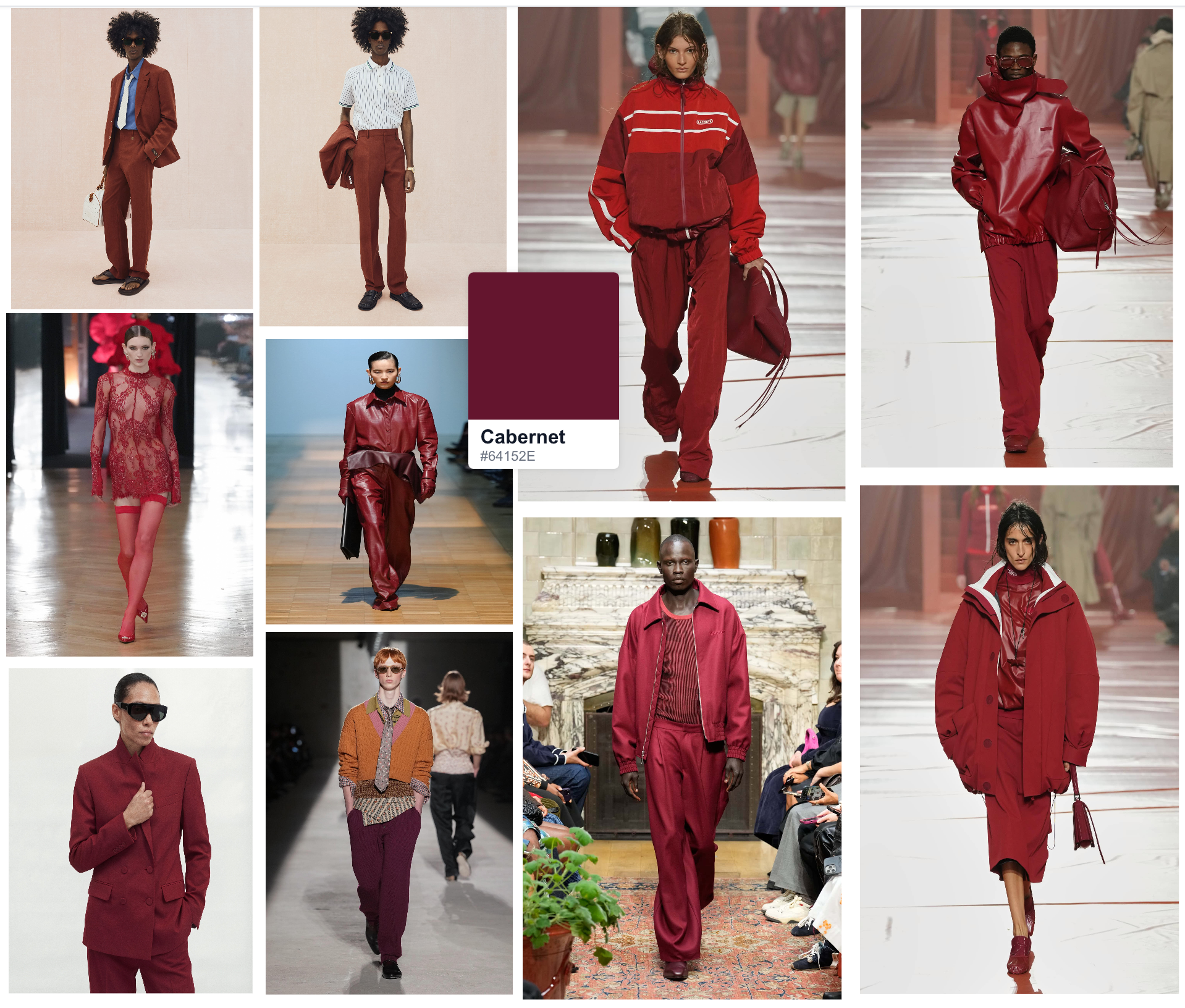Pantone Cabernet