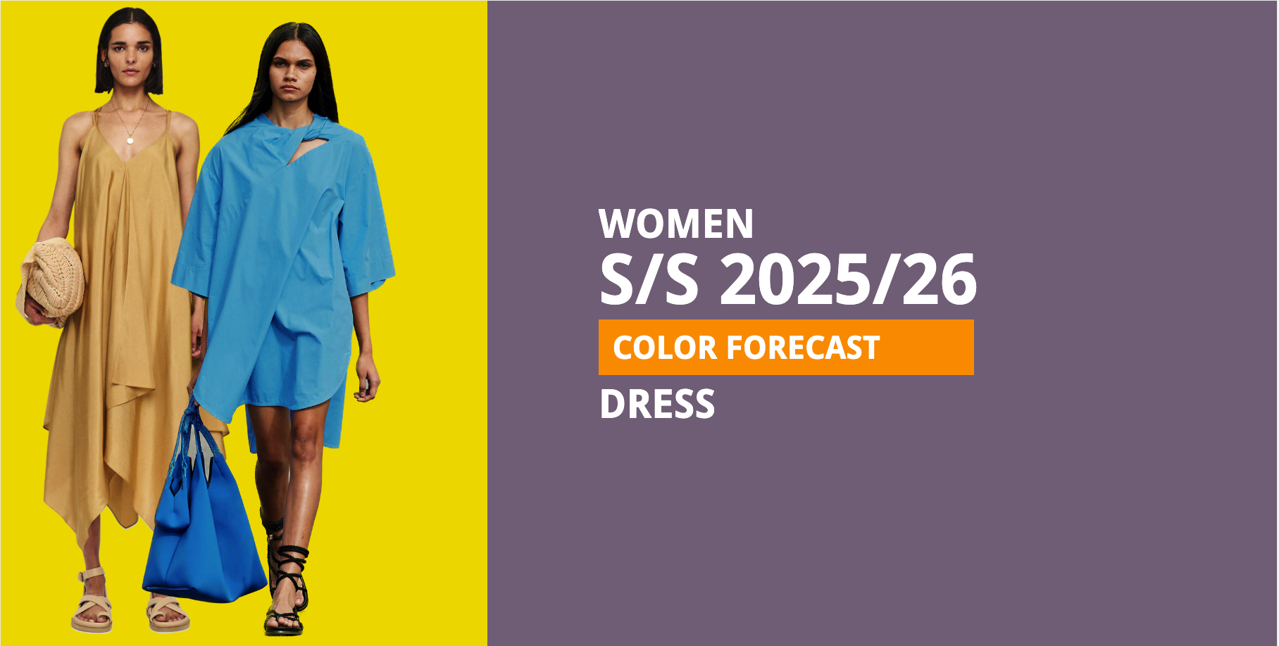 S/S 2025/26 Dress Color forecast Radiant Hues Ftrend