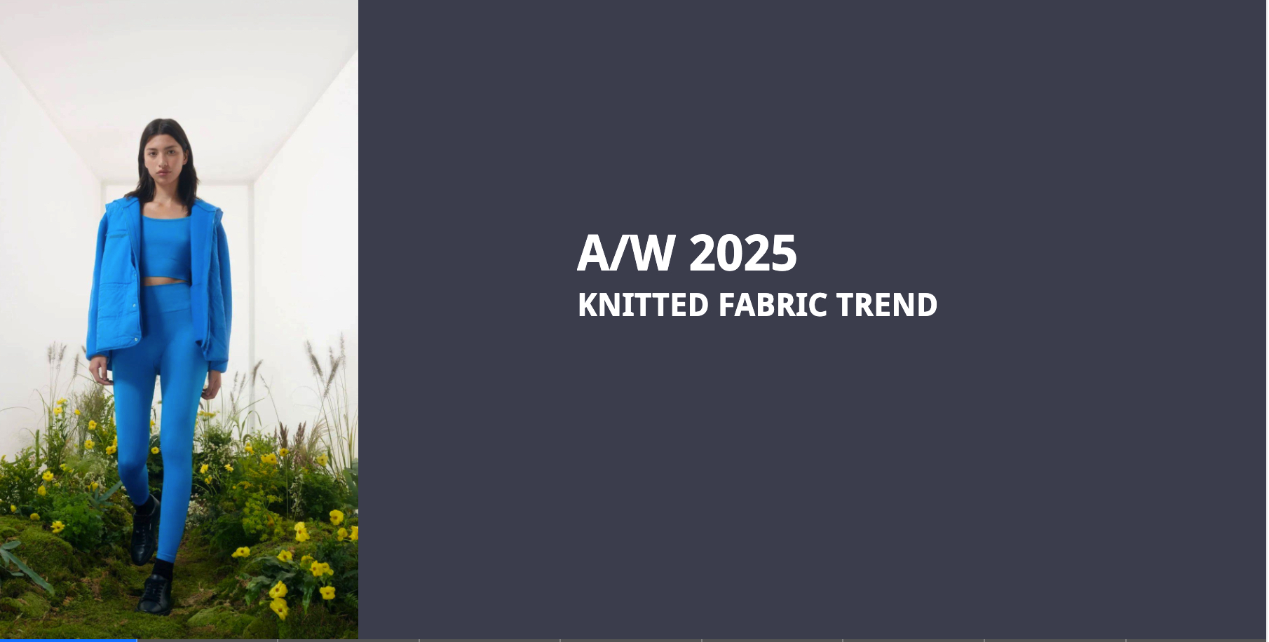 A/W 2025/26 Activewear Knitted Fabric Trend Ftrend