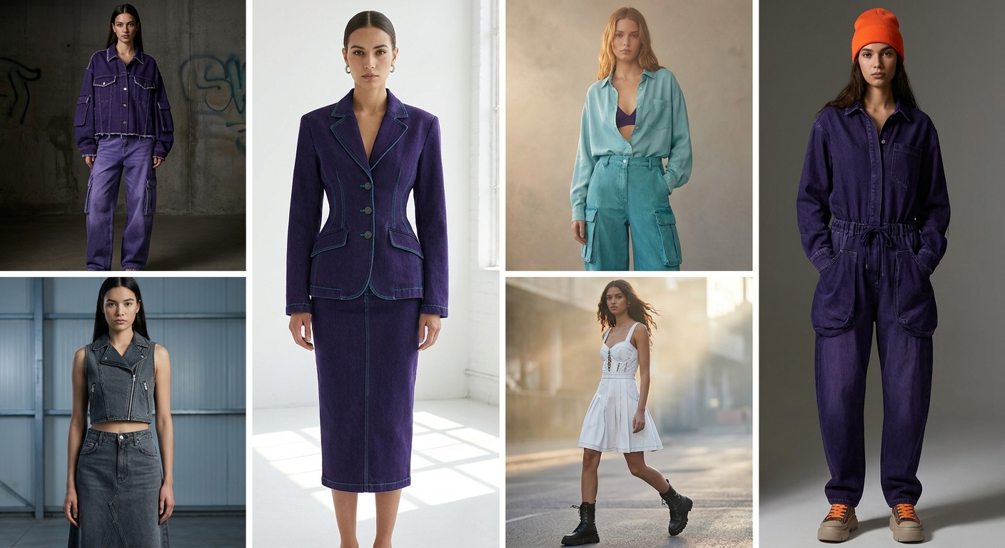 Spring Summer 2027 London denim Fashion forecast- Renewed Heritage