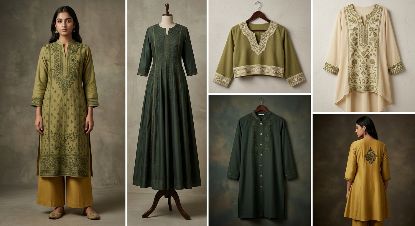 Green Olive AW 26 Color Forecast