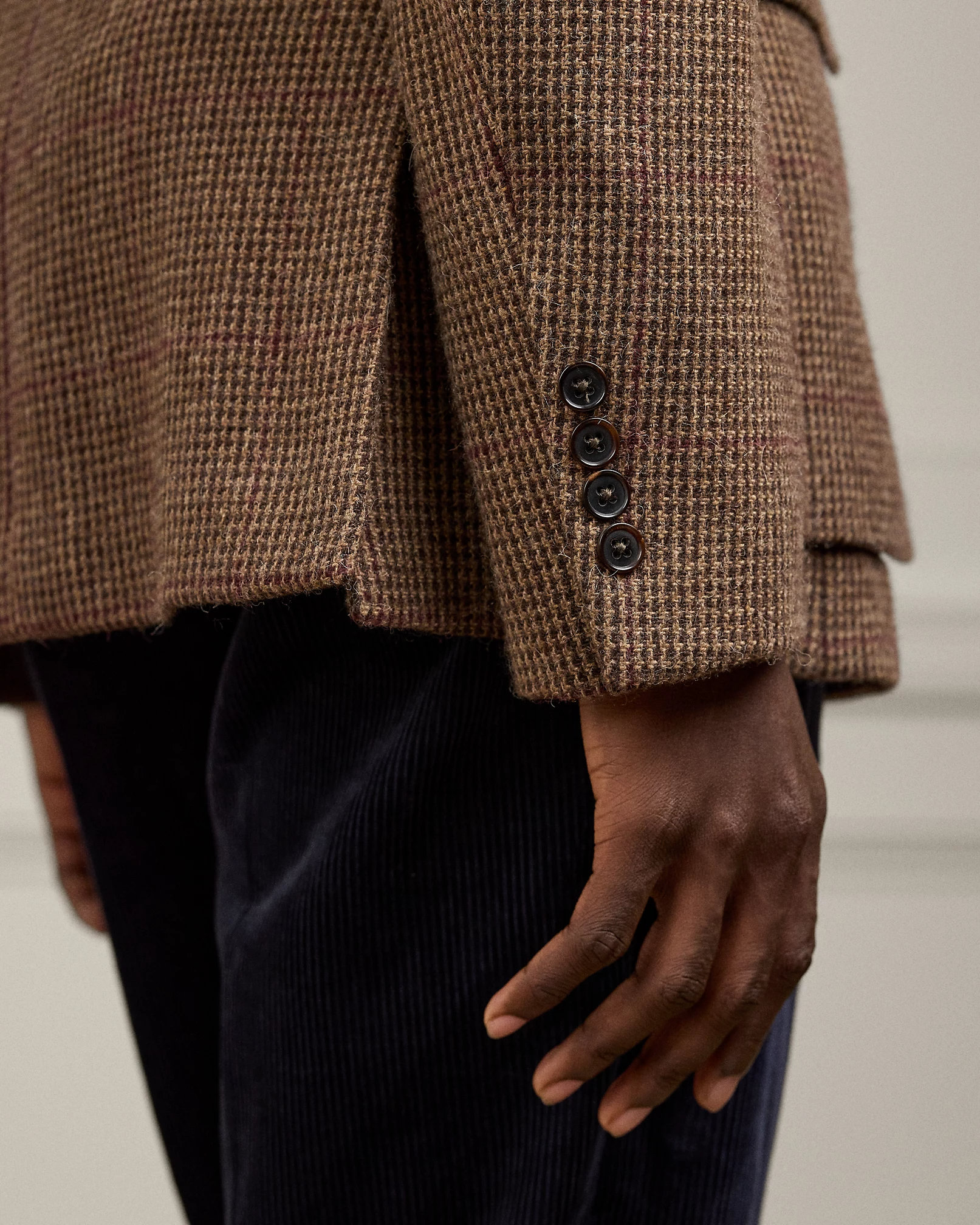 Vichy Check + Windowpane Check Pattern Color Coordination