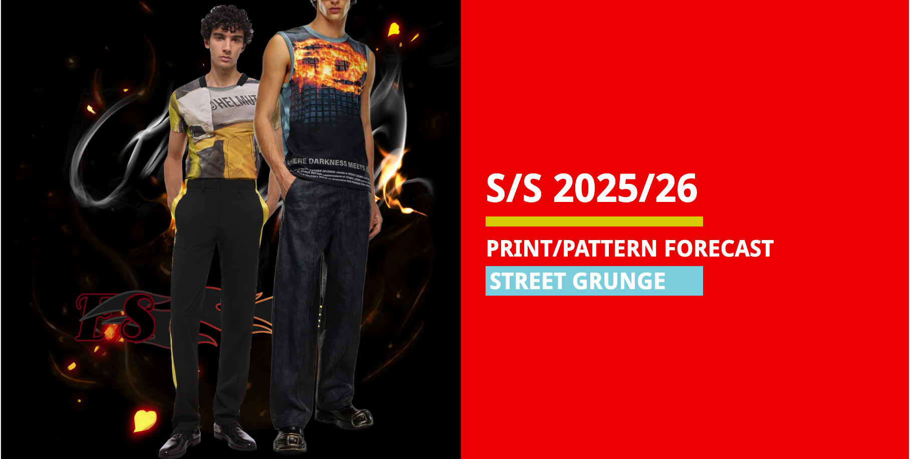 S/S 2025/26 Print & Pattern Forecast- Street Grunge