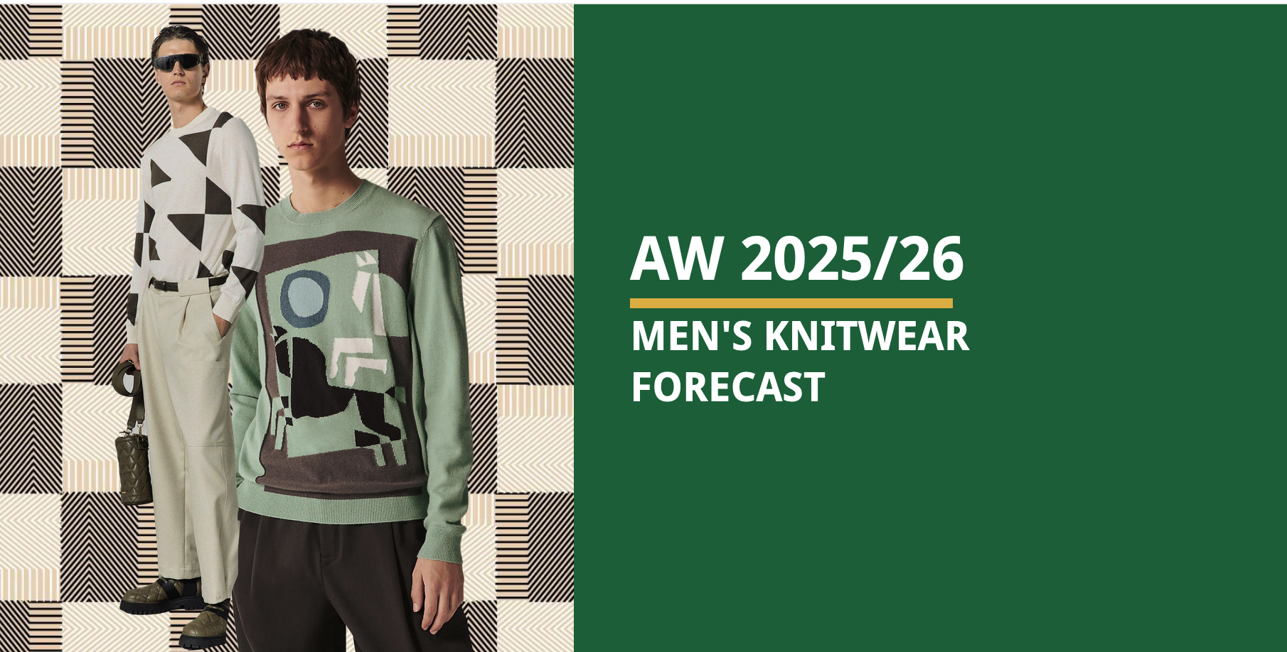 AW 2025/26 Men's Knitwear Key Item forecast