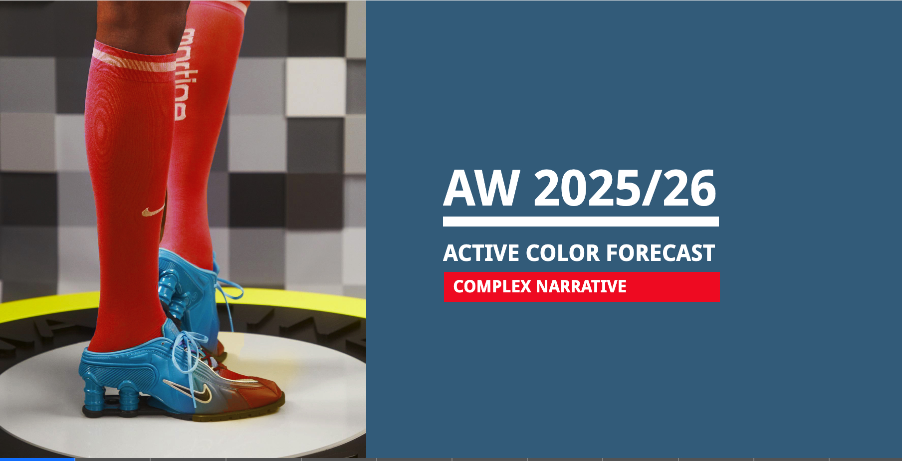 A/W 25/26 Activewear Color Forecast- Complex Narrative