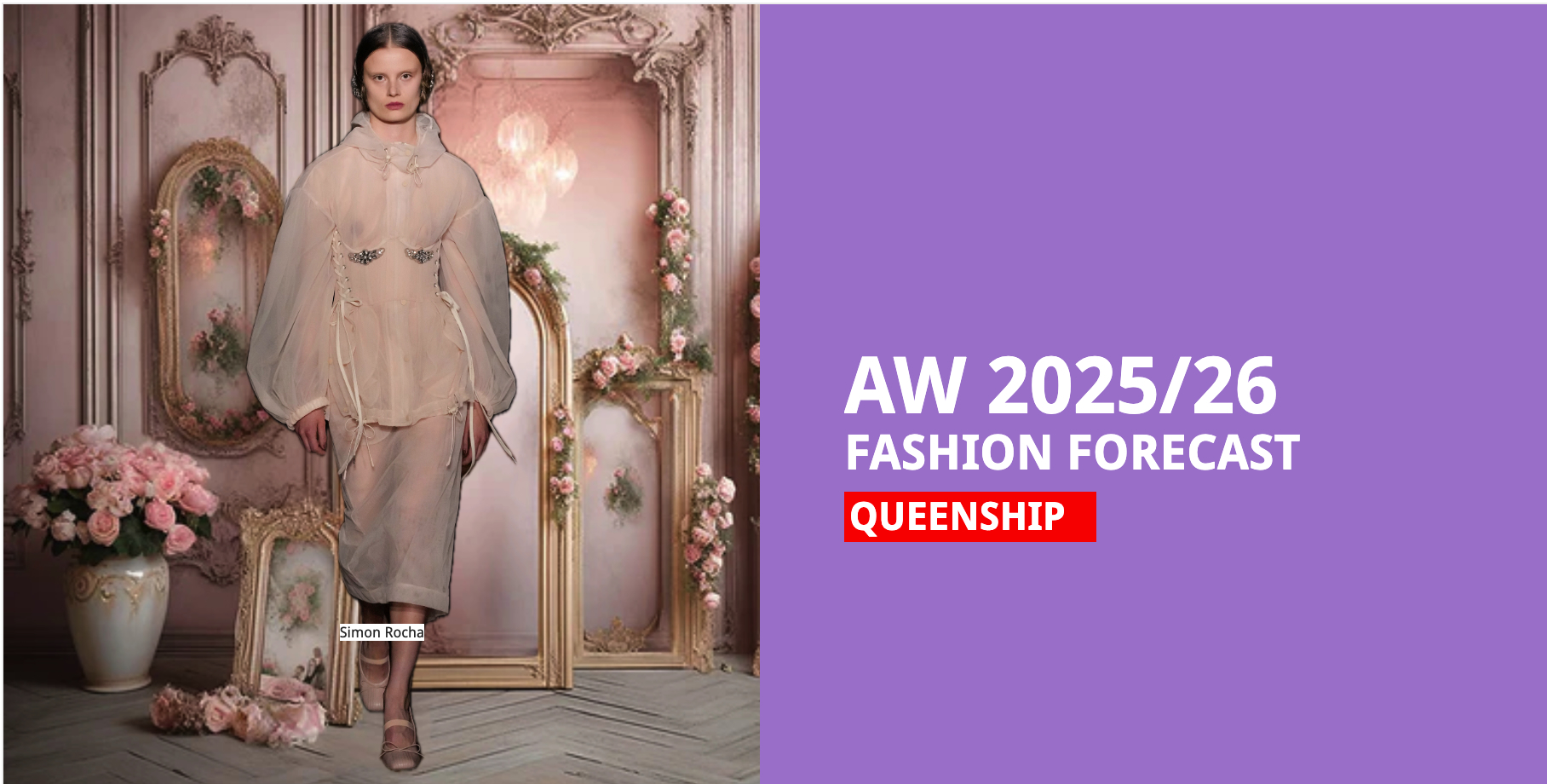 AW 2025/26 Women's Fashion Forecast- Queenship