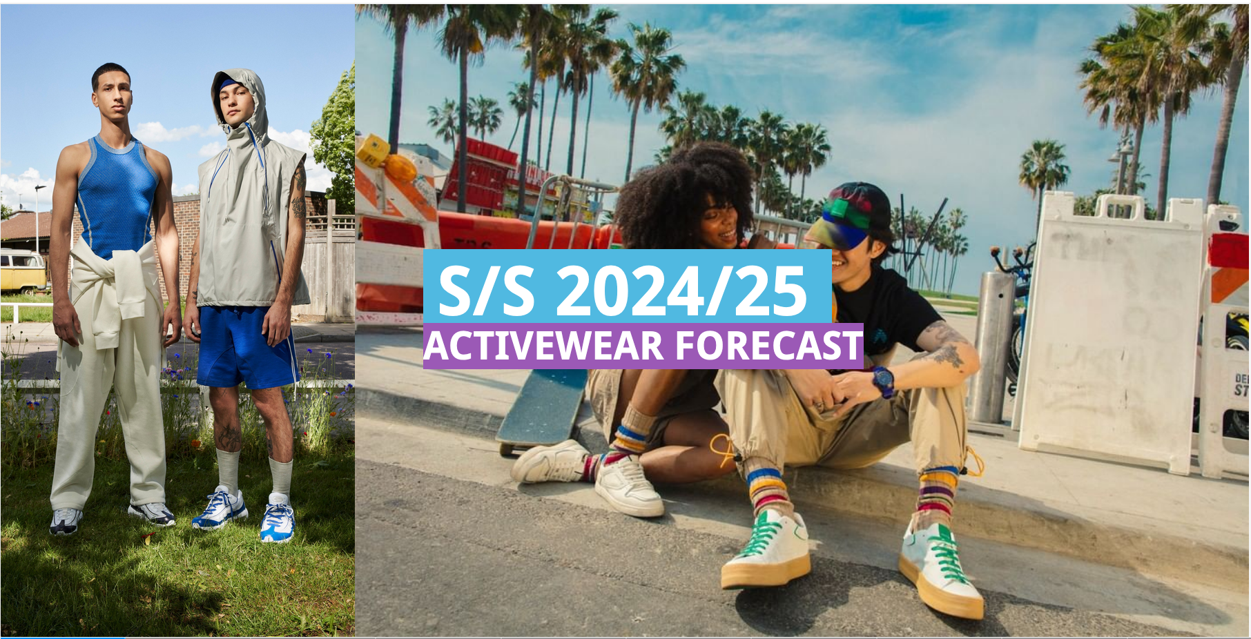 S/S 2024 activewear Forecast overview- Men+women