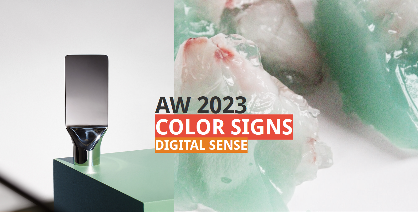AW 2023 Women Early Color Trend: Digital Sense