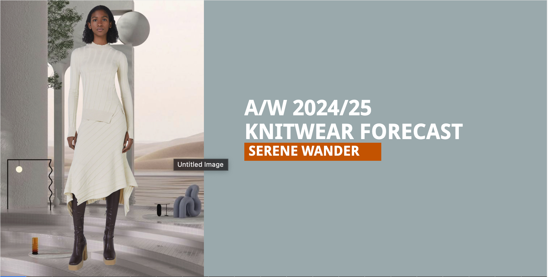 A/W 24/25 Women's Knitwear Forecast- Serene Wander