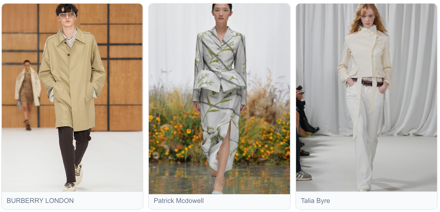 S/S 2027 London fashion week Trend- Modern Heritage