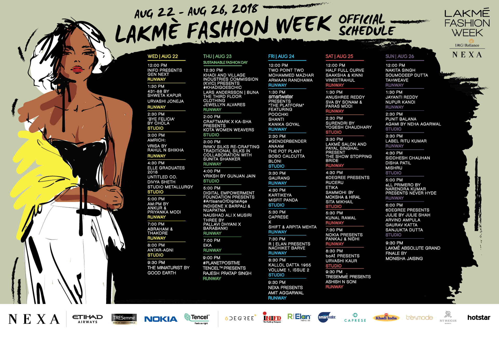 Lakme fashion week winter festive 2018 dates | f-trend