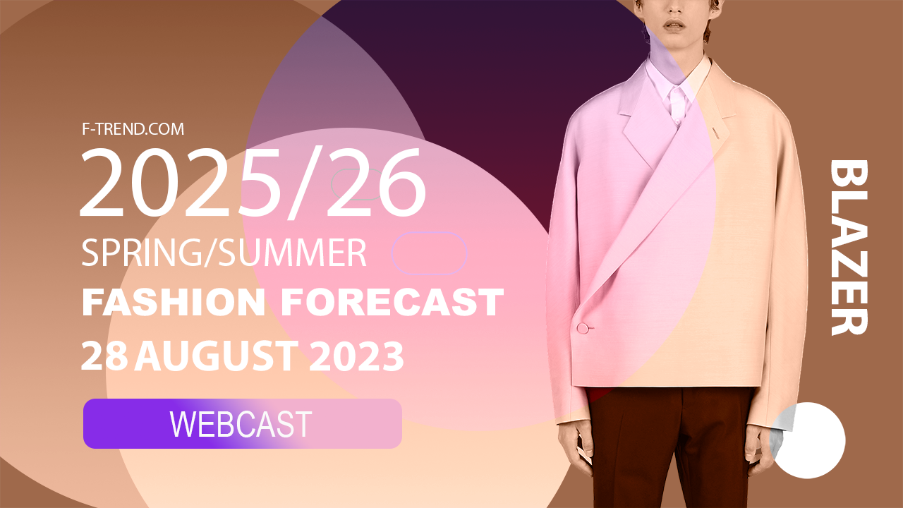 S/S 2025/26 Men's Blazer, suit key item Forecast 