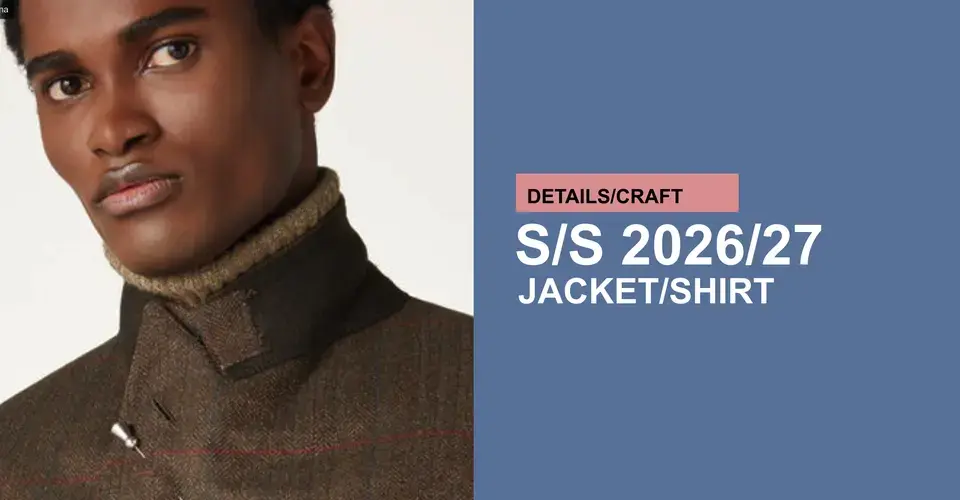 S/S 2026/27 Men's Blazer/Shirt Details- Neck/Collar