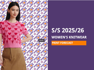 S/S 2025 Pattern Trend for Women's Knitwear