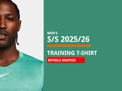 S/S 2025/26 Men's Training Fast Drying T's: Detail & Craft