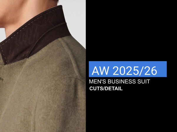 AW 2025/26 Men's Business Suit -Cuts/Detail Trend