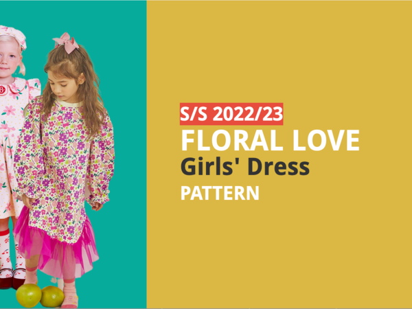 S/S 2022/23 Girls' Dress Pattern Trend: Floral Love