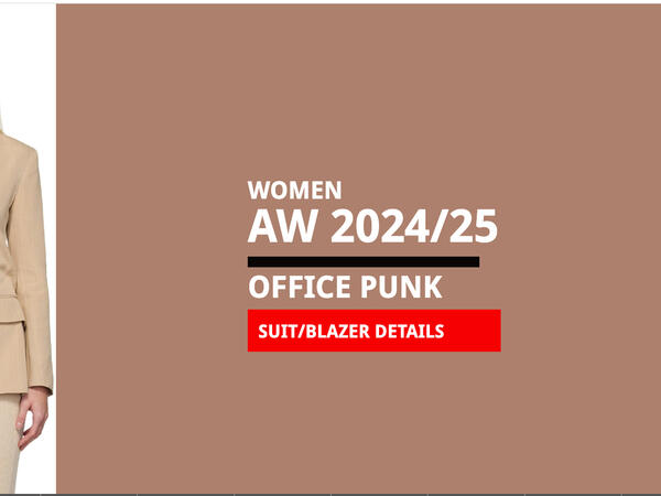 AW 2024/25 women's Blazer & Suit Details- Office Punk