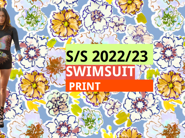 S/S 2022 Swimwear Print- Retro floral