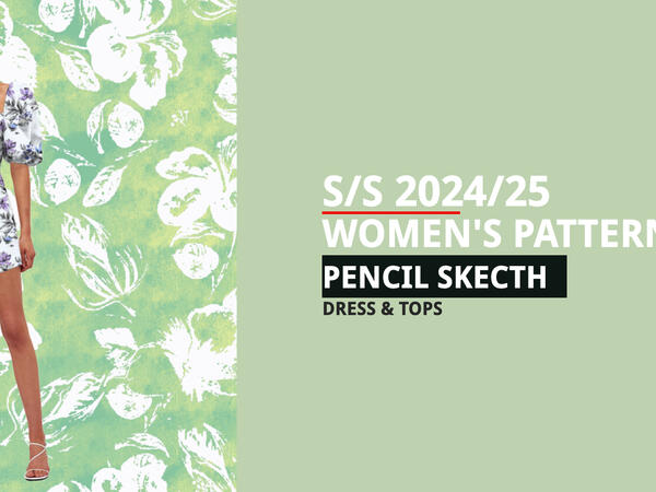 S/S 2024/25 Womens Print- Pencil Sketch