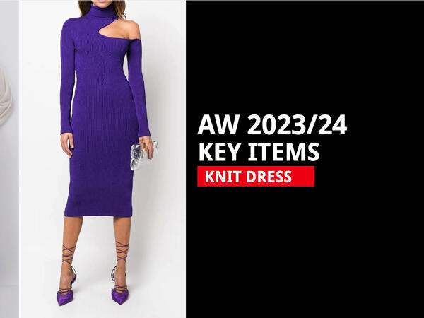  A/W 23/24 Womens Knit Dress key item analysis