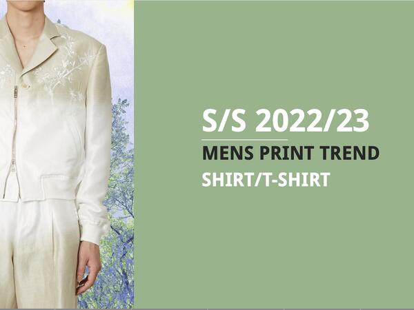 S/S 2022/23 Men's Print trend: Tradition revival