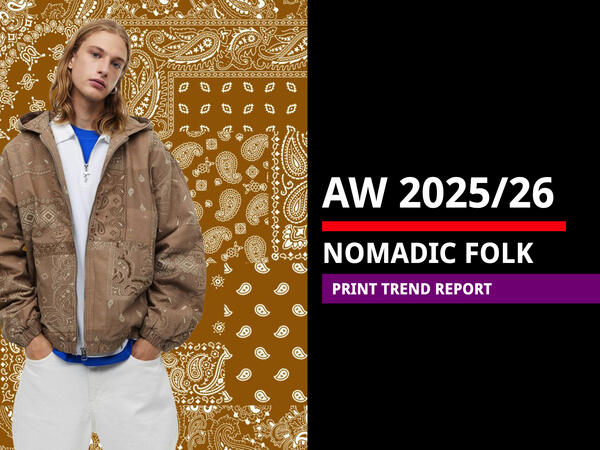 AW 2025/26 Men's Print forecast- Nomadic Folk
