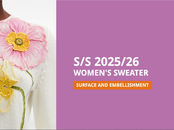 S/S 2025/26 Women's Sweater - Surface & Embellishment