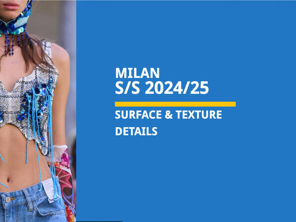 Milan Fashion week S/S 2024/25 Surface Details